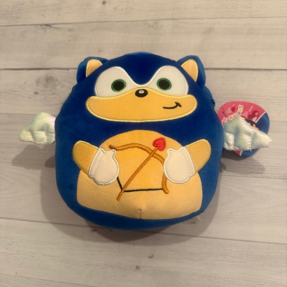Squishmallows Sonic the Hedgehog cupid sonic Valentine's Day NEW